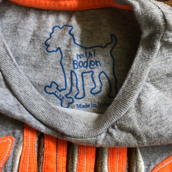 Mini Boden fish shirt 4-5yr - Picture 3 of 4